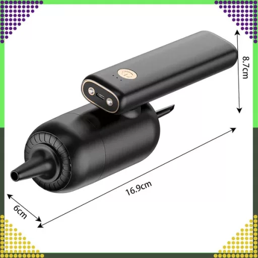 Vezeték nélküli kézi autó- és otthoni porszívó 2 az 1-ben, 50 W, HEPA, LED