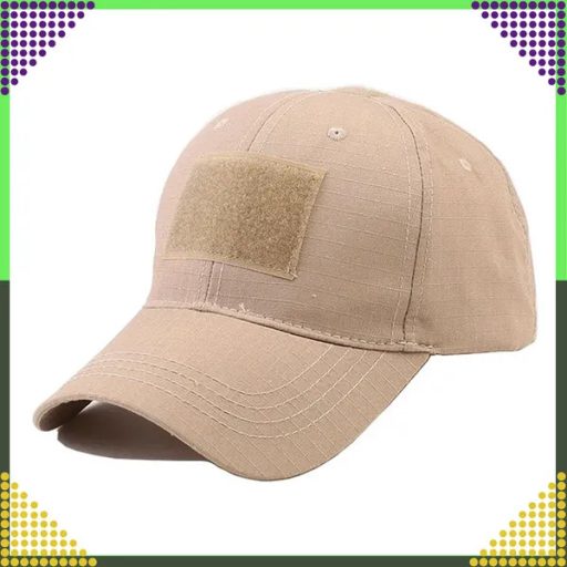 Állítható ripstop taktikai baseball sapka velcro panelekkel, terepminta