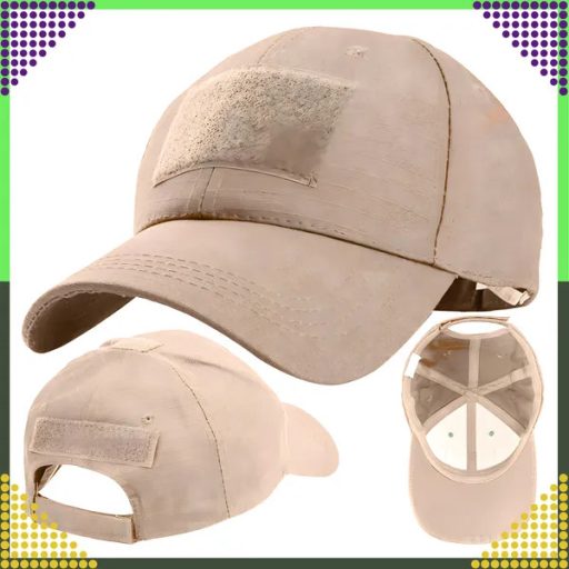 Állítható ripstop taktikai baseball sapka velcro panelekkel, terepminta