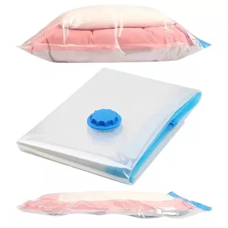   Vákuumos ruhatároló és ágyneműzsák 60×80 cm, vízálló, többször használható