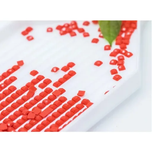 Gyémántszemes kirakó készlet fehér festőállvánnyal 15×20 cm gyerekeknek