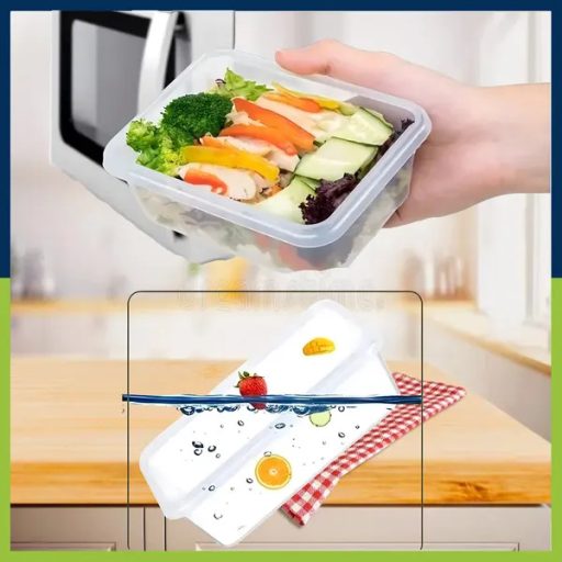 12 részes BPA-mentes műanyag ételtároló doboz készlet, szivárgásmentes