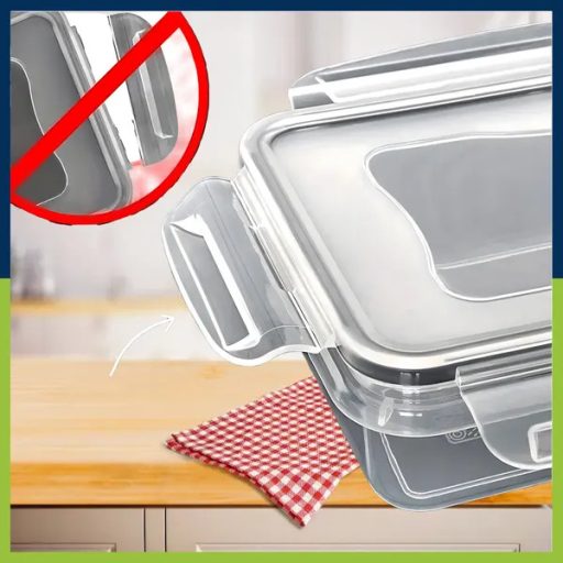 12 részes BPA-mentes műanyag ételtároló doboz készlet, szivárgásmentes