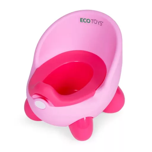 Ecotoys gyermek bili, csúszásmentes, rózsaszín, kivehető betét