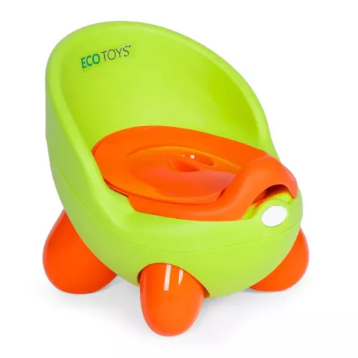 Zöld gyermek bili ecotoys - csúszásmentes, kivehető betét