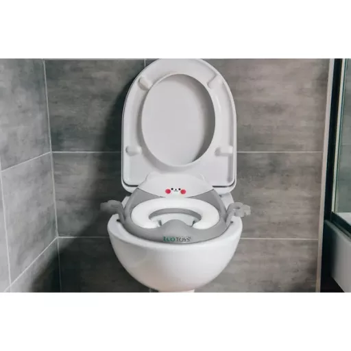 Ecotoys gyermek wc ülőke puhapárnával és fogantyúkkal