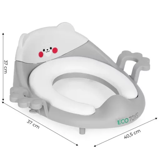 Ecotoys gyermek wc ülőke puhapárnával és fogantyúkkal