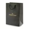Jordan Kerr prémium ajándéktáska, szürke/arany logóval, 10×18×24,7 cm