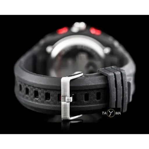 Oceanic férfi karóra AD1014 – multitime, WR100, fekete gumi szíj