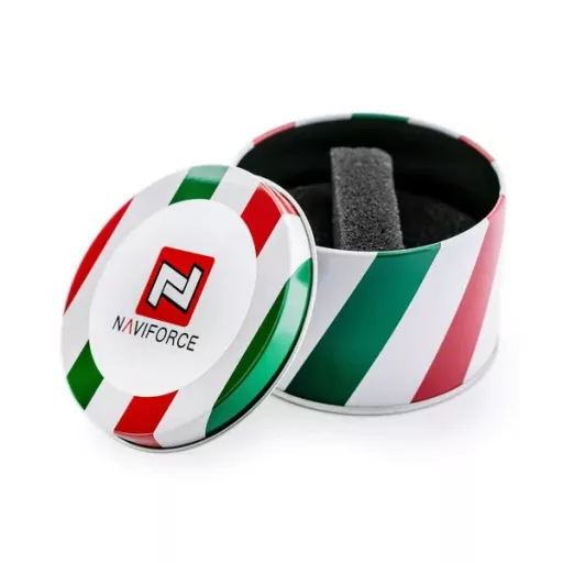 Naviforce óra ajándékdoboz, fém, trikolor (90 × 60 mm)