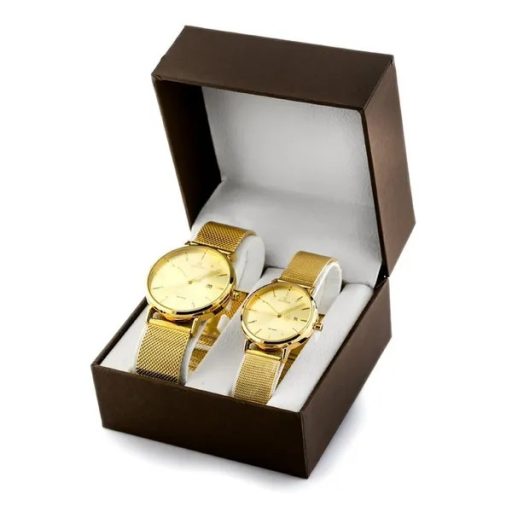 Naviforce páros arany karóra szett, 40/34 mm, quartz, díszdoboz