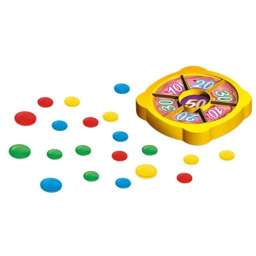 Bolhás ügyességi társasjáték színes szórócukorkákkal, 5+, 1-4 fő