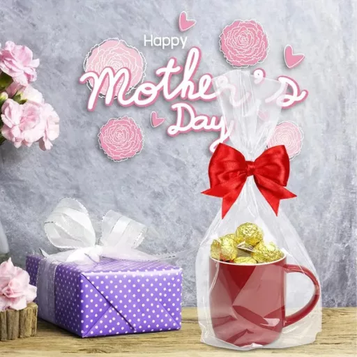 Átlátszó OPP celofán tasak 45×55 cm ragasztható, 100 db