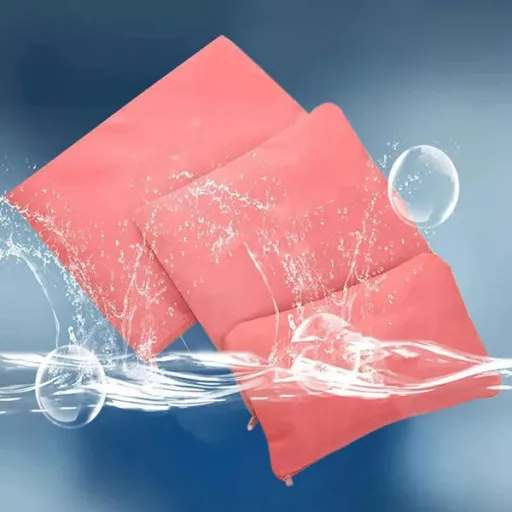 Utazó rendszerező szett bőröndhöz, 6 db, vízlepergető tasakok