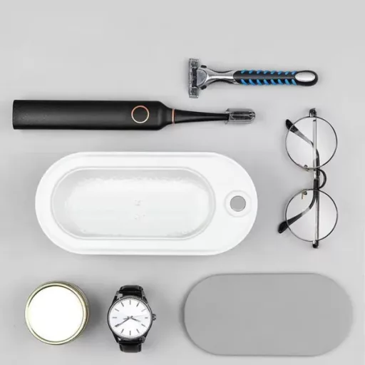 Ultrahangos tisztító sterilizáló 45 kHz, fehér, 210×95×75 mm