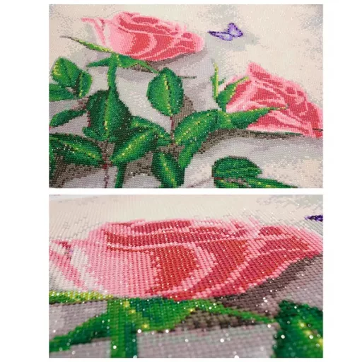 Gyémántfestő mozaik készlet kerettel, 17,5×17,5 cm, gyerekeknek