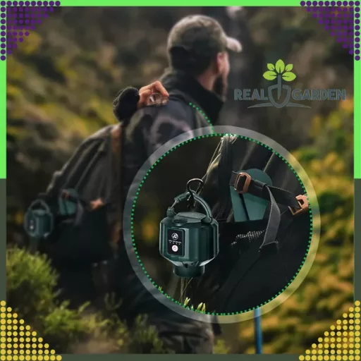 Hordozható 2-az-1-ben sátor- és plafon ventilátor LED lámpával, USB, 5200 mAh