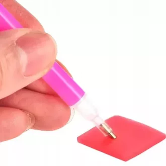   Gyémántfestő készlet 15×20 cm fehér mini állvánnyal gyerekeknek