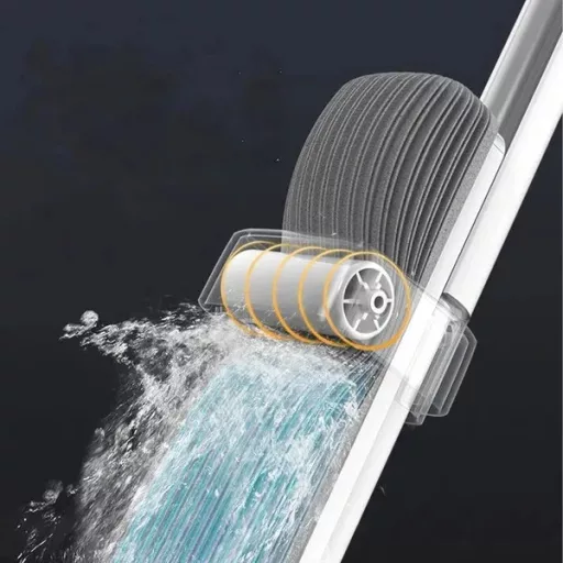 Szivacsmop teleszkópos nyéllel és forgó kinyomó mechanizmussal, nedvszívó