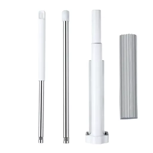 Szivacsmop teleszkópos nyéllel és forgó kinyomó mechanizmussal, nedvszívó