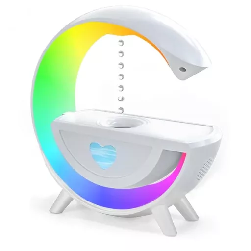 Antigravitációs párásító RGB lámpával és Bluetooth hangszóróval