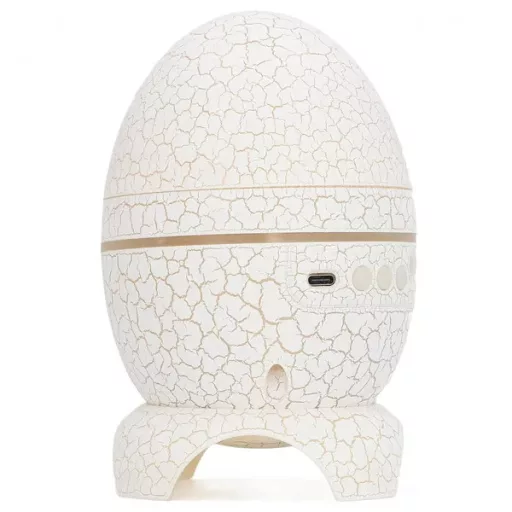 Dinoszaurusztojás alakú LED galaxis projektor Bluetooth hangszóróval, USB