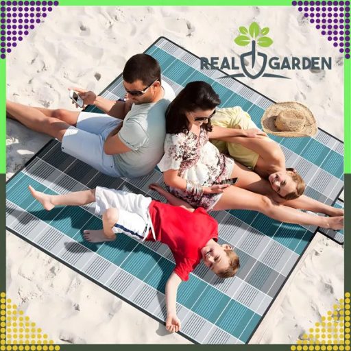 Összehajtható vízálló pikniktakaró 200×200 cm, 3-rétegű