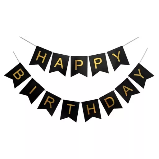 XXL dekorációs lufi készlet 40. születésnapra, fekete-arany, 100 db