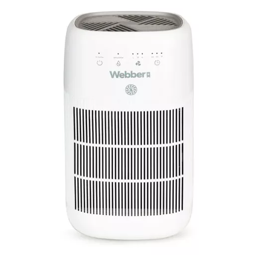 HEPA13 légtisztító és párátlanító, 750 ml/nap, 1 l tartály, csendes