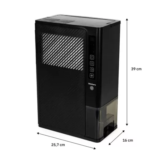 Páramentesítő Webber DEX1, 3 L/nap, Rotor Disc, 41 dB, 0–15 °C