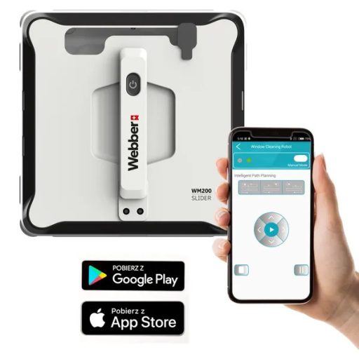 Webber ablakmosó robot 3000pa, android/ios, nedves-száraz mód