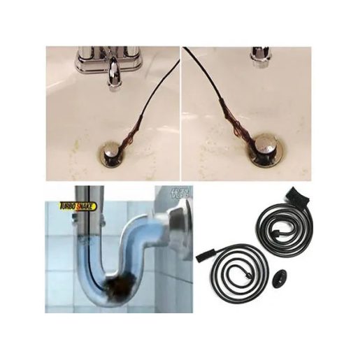 Lefolyótisztító csőgörény készlet, 2 db 63 cm-es rugalmas spirál