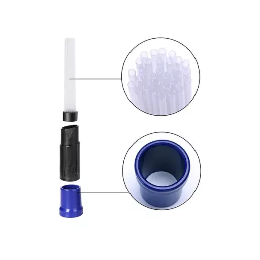 Porszívó rés- és portisztító fej 30 mikrocsővel, 30 mm átmérő