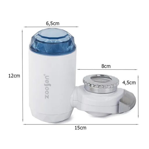 Csapra szerelhető vízszűrő készlet, kerámia szűrőbetét, 1000 l kapacitás