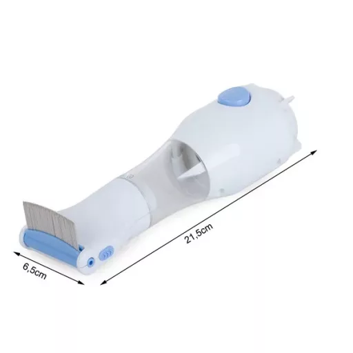 Elektromos tetű- és serkefésű vákuumos szűrővel, újrafelhasználható patronnal