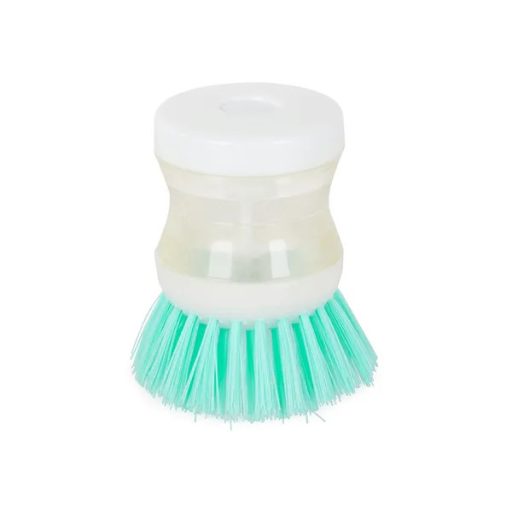 Mosogatókefe beépített mosogatószer-adagolóval, 8,5 cm, vegyes színek