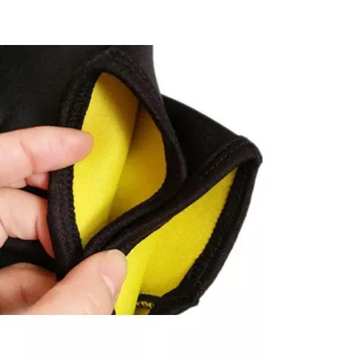 Női neoprén hosszú ujjú karcsúsító fitness póló, fekete, XXL