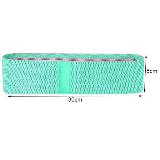 Szövetes ellenállási gumiszalag készlet 3 db, 5–20 kg, 30×8 cm
