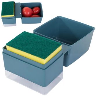   Mosogatószer-adagoló 250 ml szivacstartóval és zöldség csepegtetővel