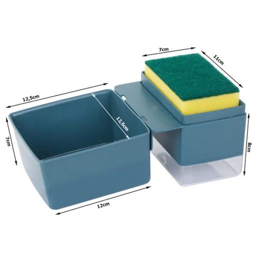 Mosogatószer-adagoló 250 ml szivacstartóval és zöldség csepegtetővel