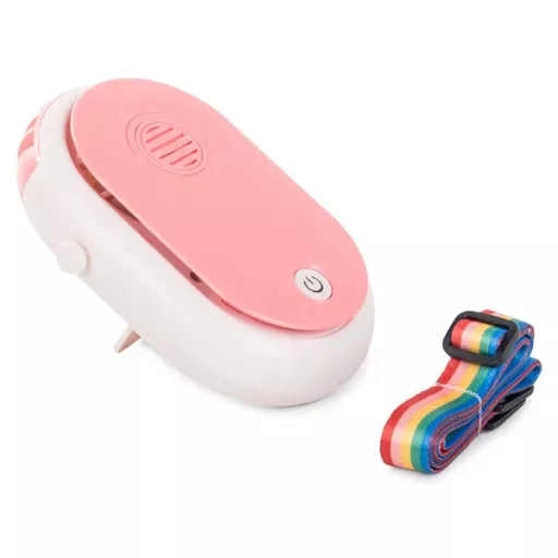 Hordozható nyakba akasztható aromaterápiás ventilátor, USB-s, 2000 mAh