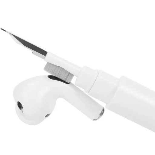 Fülhallgató és mobil 3 az 1-ben tisztító toll, 10,5 cm, fehér