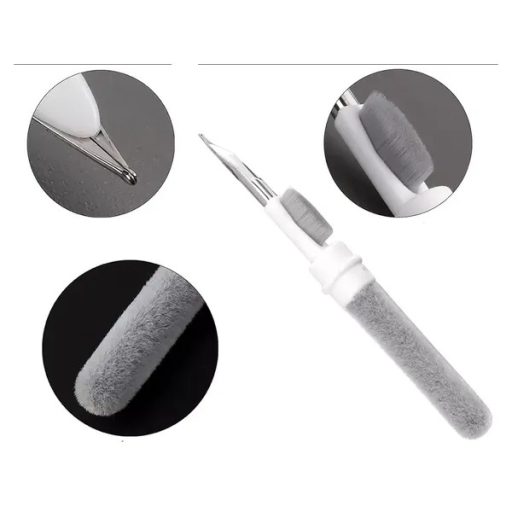 Fülhallgató és mobil 3 az 1-ben tisztító toll, 10,5 cm, fehér