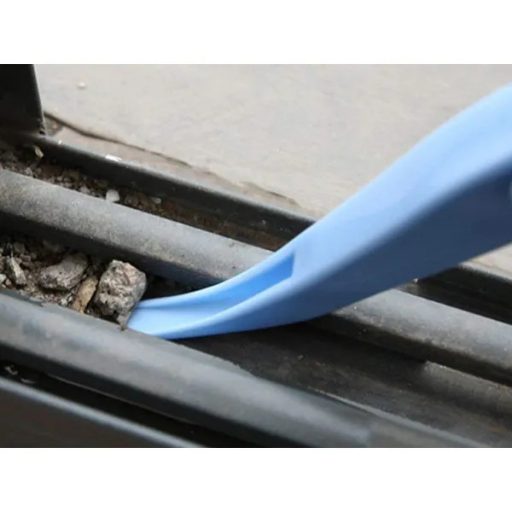 Résrések tisztító kefe kaparóval, lehajtható nyél, 26 cm