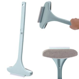   2 az 1-ben ablaktisztító kefe és lehúzó, zöld, 53,5×20,5 cm