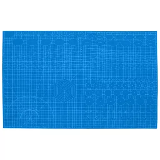 Öngyógyuló vágóalátét A1 (60×90 cm), kék, 3 mm, kétoldalas