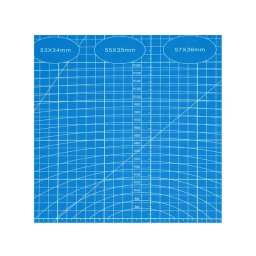 Öngyógyuló vágóalátét A1 (60×90 cm), kék, 3 mm, kétoldalas