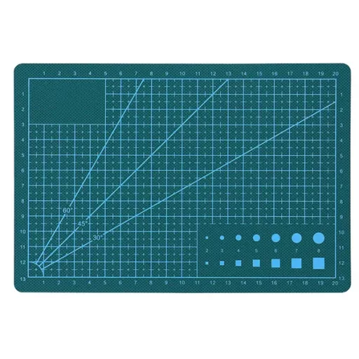 Önjavító vágólap A5 (15×22 cm) – 3 mm vastag, zöld modellpad