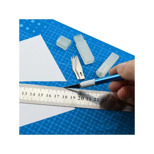 Önjavító vágóalátét A5, 15×22 cm, 3 mm, kék