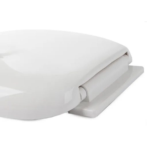 Univerzális puha záródású WC-ülőke, fehér, ovális, 11-18 cm furattáv